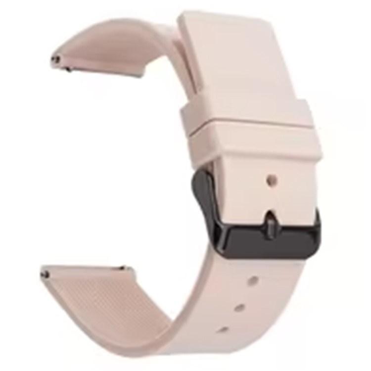 For Garmin Venu 3S Venu 2S Mini Watch Strap Replacement 18 Mm Sports Style Silicone Watchband with Black Buckle