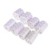 Set da 8 Pezzi di Bigodini Neri Grigio con Nucleo in Alluminio Extra Large, Multiple Misure, Velcro, Jumboo, per Frangia ad Aria, Magic Sleep Curl Bar 60mm