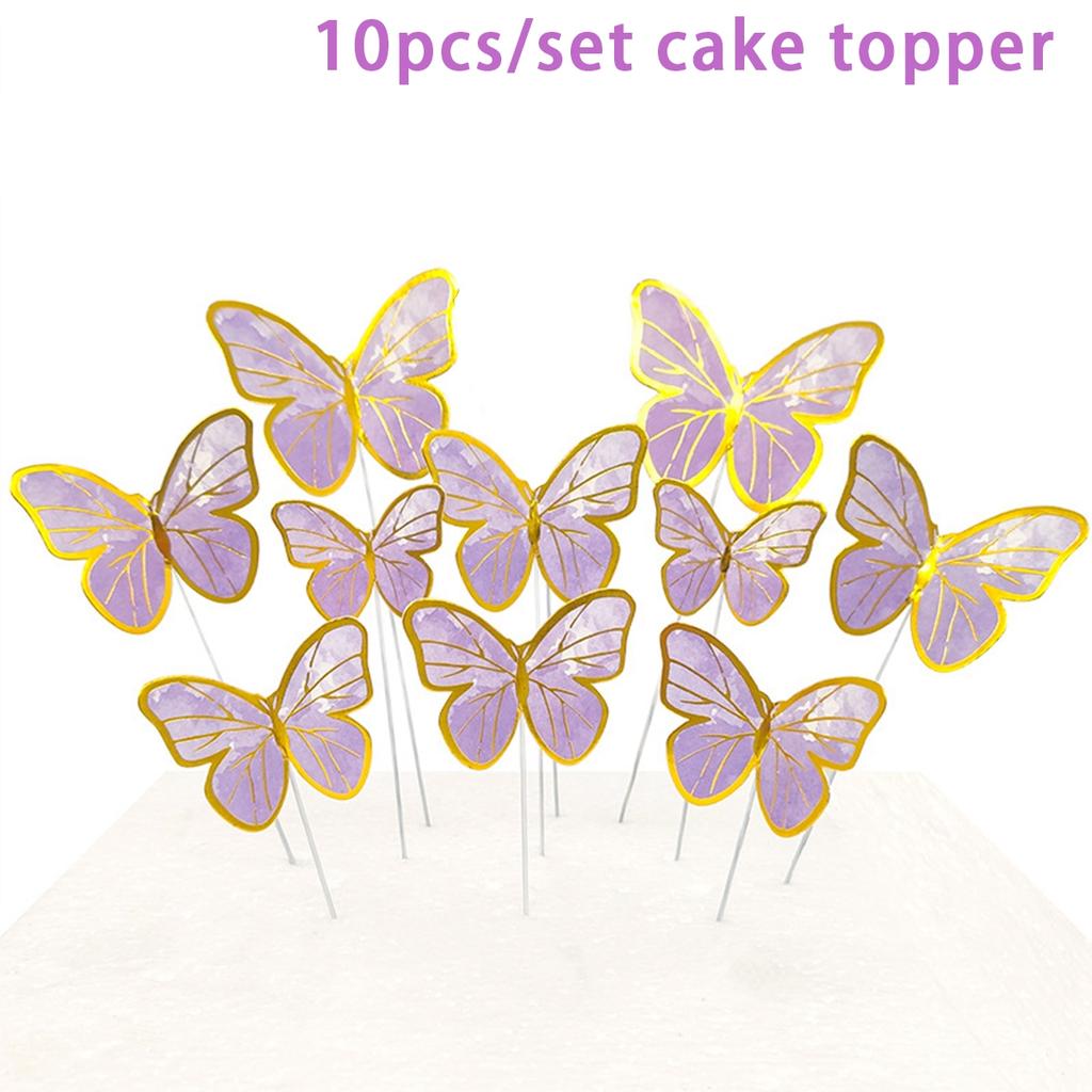 Dinosaur Paper Cake Insert Topper Ice Cream Butterfly Farm Birthday Party Decor Kids Dessert Insert Jungle Animal Cake Topper