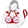 Leather Bondage Chest Harness with Handcuffs BDSM Restraint Lingerie Flirt Sex Toy