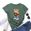 Women Men Cotton T Shirt Round Neck Short Sleeve Tee Fashion Black White Top Comfortable Soft T-Shirts