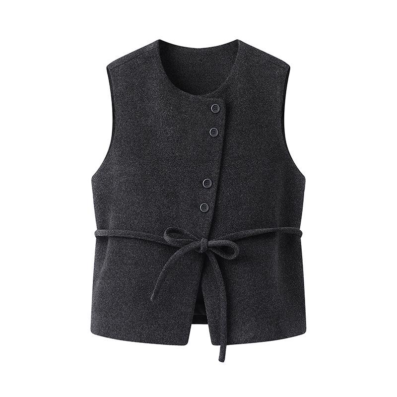 

2025 Spring Petite Sleeveless Vest Jacket - Women s Fashionable Outerwear Large