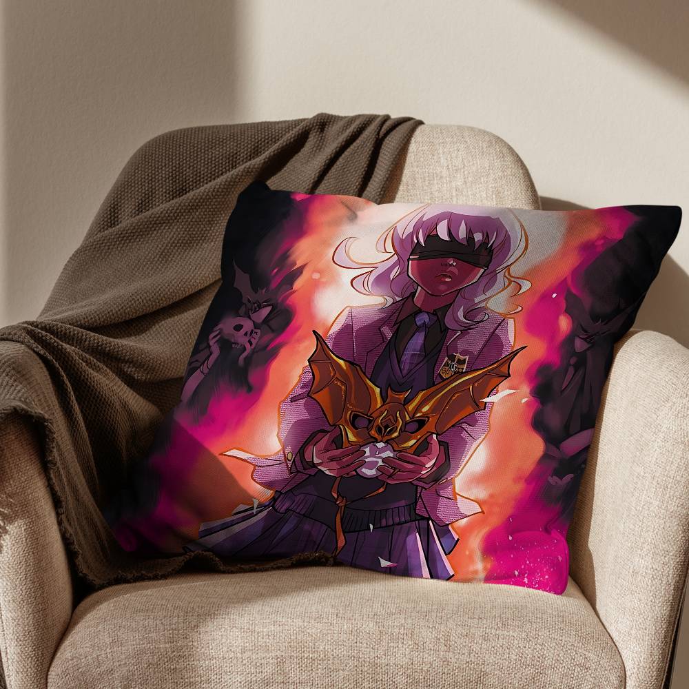 

hot cool Gotham Academy Pillow Case Square DoubleSided Printing Short Plush Sofa Cushion Cover Bedroom Bedside Pillow 30x30cm