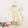 Summer New Girls Polka Dot Princess Dress With Embroidered Collar Cute Casual Party Wear