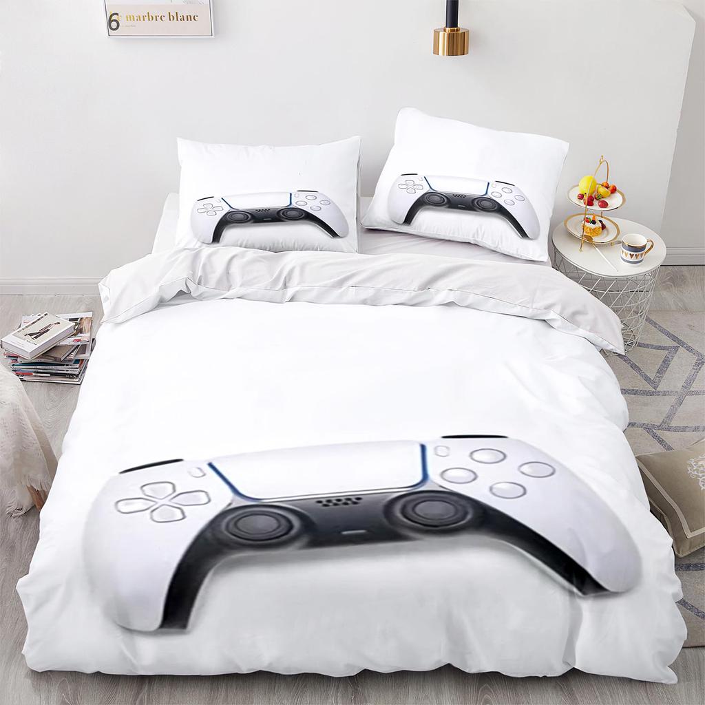 Comforter Cool Gamepad Bedding Set Single Twin Full Queen King Size Kawaii Bed Set Aldult Kid Bedroom Three-Piece Suits 3D Print