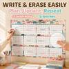 Foldable 2027 Wall Calendar Large Size Calendar Planner Sheet Full Year Planner  Family Planning