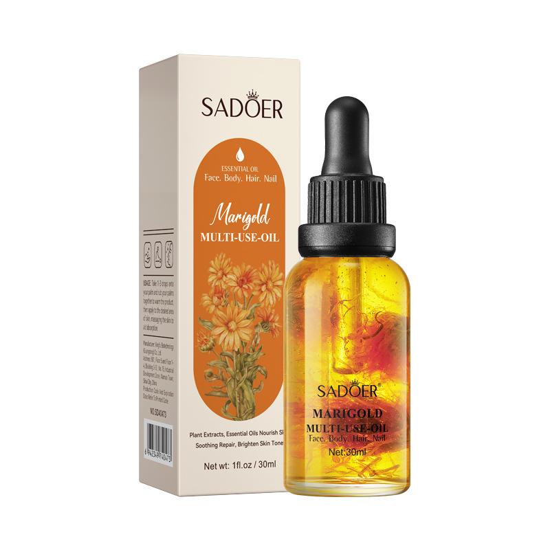 Jasmine Dried Flower Massage Oil SADOER Moisturizing and Rejuvenating Skin Body Essential Oil