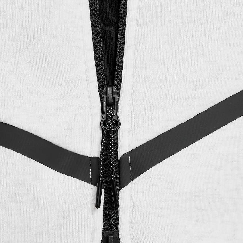 Nike Sportswear Tech Fleece Windrunner Hoodie Birch Heather/Black Men Streetwear HV0949-051