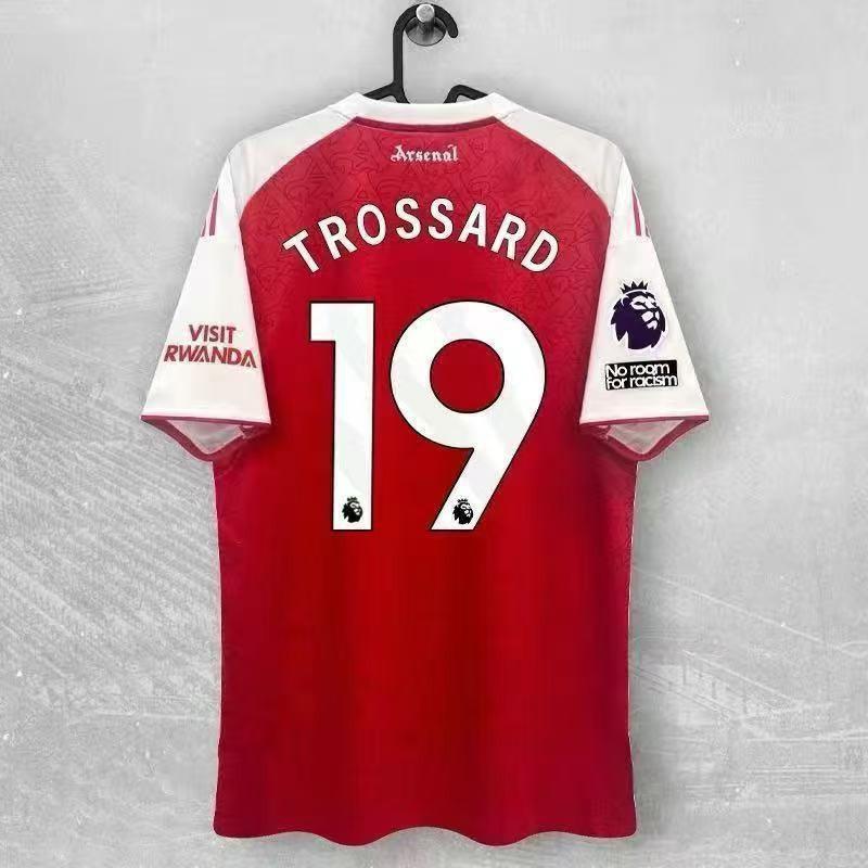 Arsenal Hazai Futballmez ''-'' Szurkolói Kiadás Egyedi Név Szám Rövid Ujjú Futball Szett Férfi Női