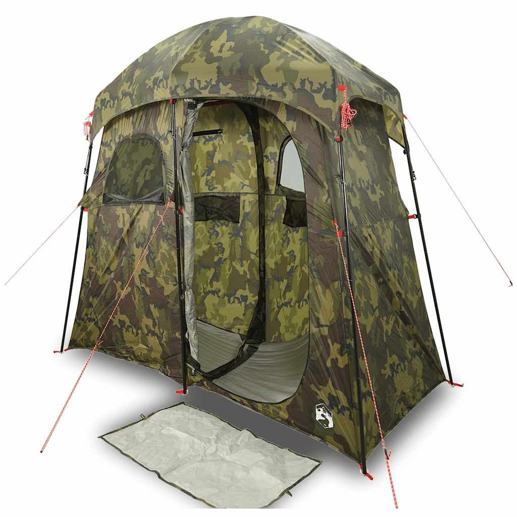 Shower Tent for 2 Persons Camouflage Pattern Waterproof