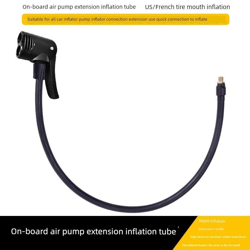 Car Air Pump Conversion Nozzle for American and French Standards, Suitable for Road Bikes, Portable Air Pump Adapter Hose