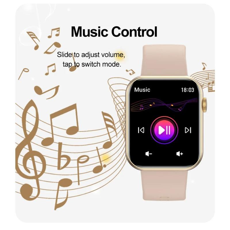 New Smart Watch for Women Full Touch Screen Bluetooth Call Waterproof Watches Health Monitor  Sport Fitness Tracker Smartwatch Lady Reloj Mujer
