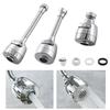 High-Pressure Faucet Connector 360-Degree Rotating Sturdy Rigid Hose Tool Free Install for Household Sinks