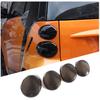 Auto-Rücklicht-Rauchglas-Abdeckung Kompatibel mit Mercedes Benz Smart 451 Fortwo 2009 2010-2014 2015 Rücklicht-Lampenabdeckung Schutzabdeckung Zierrahmen