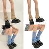 Women's Leg Warmer Knitted Flared Leg Sleeve Summer Students Girls JK Foot Cover