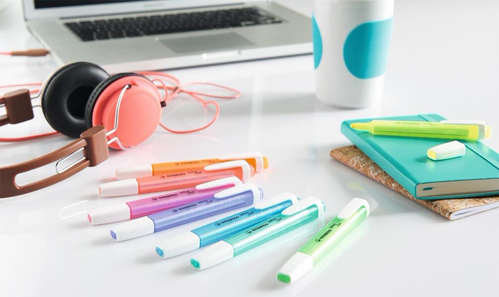 Stabilo Swing Cool Pastel Highlighter Set /6 Pcs/ 275/6-08