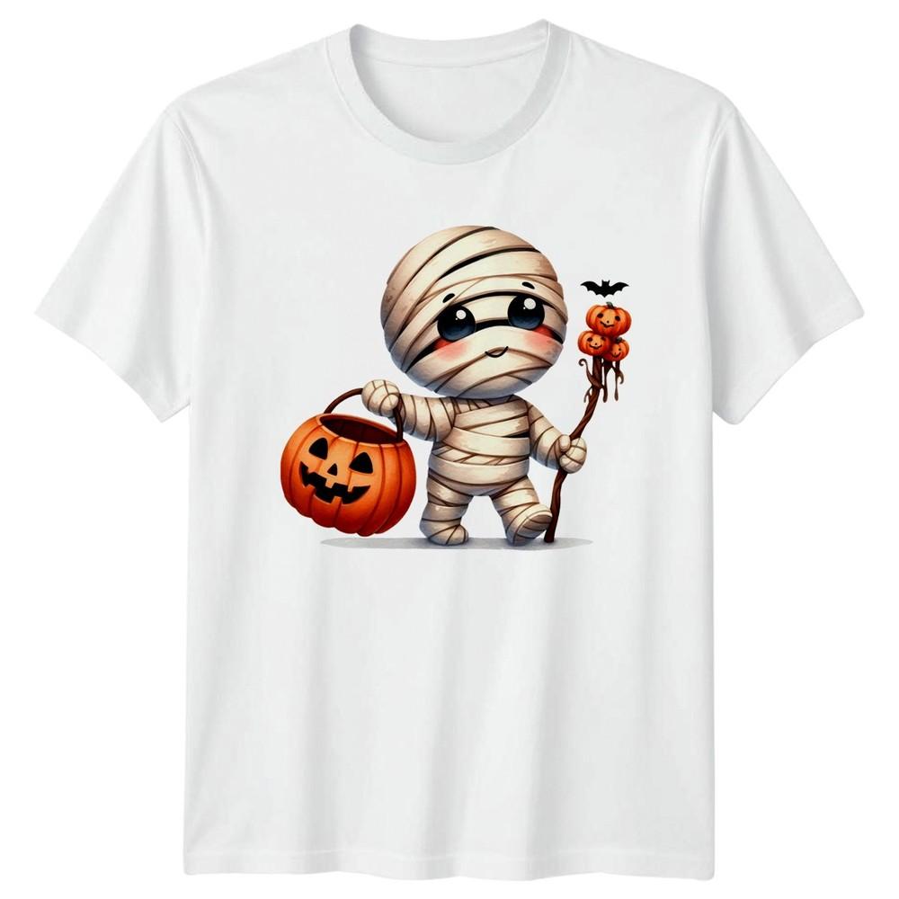 Cute Halloween Mummy Trick Treat TShirt Mummy Halloween Gift For Him And Her S