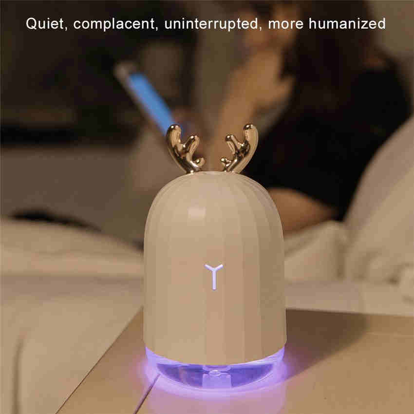Cute Air Humidifier Ultrasonic Aroma Essential Diffuser Home Car USB Fogger Mist Maker 220 ml