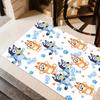 Bluey Friends Adventure Floor Mat Design for Study Room Playrooms Dining Room Kitchen Antislip Carpet Anime Office Decor