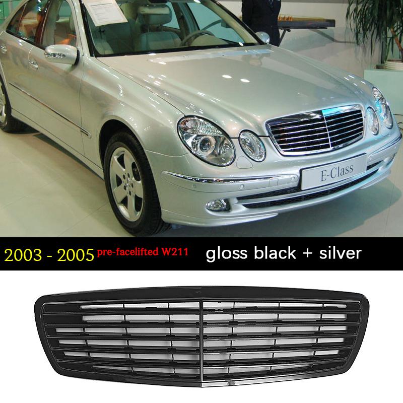 Grila bara fata GT Panamericana pentru Mercedes Clasa E W211 S211 E200 E230 E240 E270 E280 E320 E350 E420 E400 E500 2003 - 2008