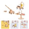 3D Wooden Puzzle Model, Building Kits, Science Learning Toys for Kids