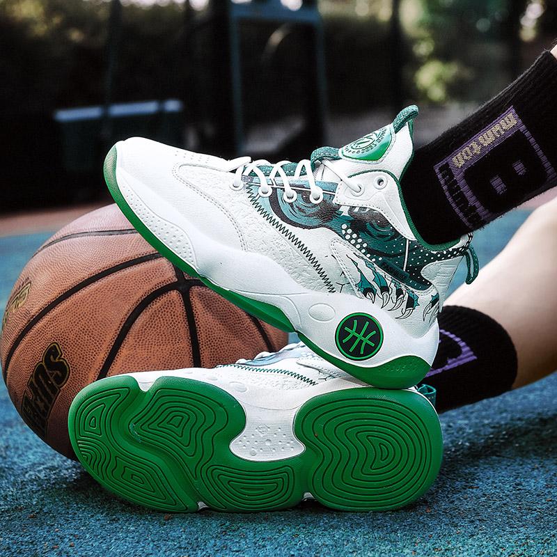 Fashion Men's Basketball Shoes Cushioned Breathable Sneakers Train Athletes High Quality Sports Shoes Non-Slip Footwear Fashion Sneakers