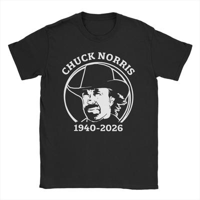 Unisex Womens TShirt Legends Rip Chuck Norris Unique Cotton Tee Shirt Short Sleeve T Shirt Crew Neck Clothes Summer