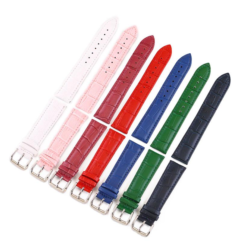 UTHAI Z11 New Watch Bracelet Belt Woman Watchbands Cowhide Strap Watch Band 10-24mm Multicolor Watch Bands