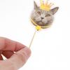 24 Stück Katzen-Kuchenaufsätze Tierdekorationen Bambusspieße Cupcake-Party Hochzeit Geburtstag Zubehör Festliche Partyartikel