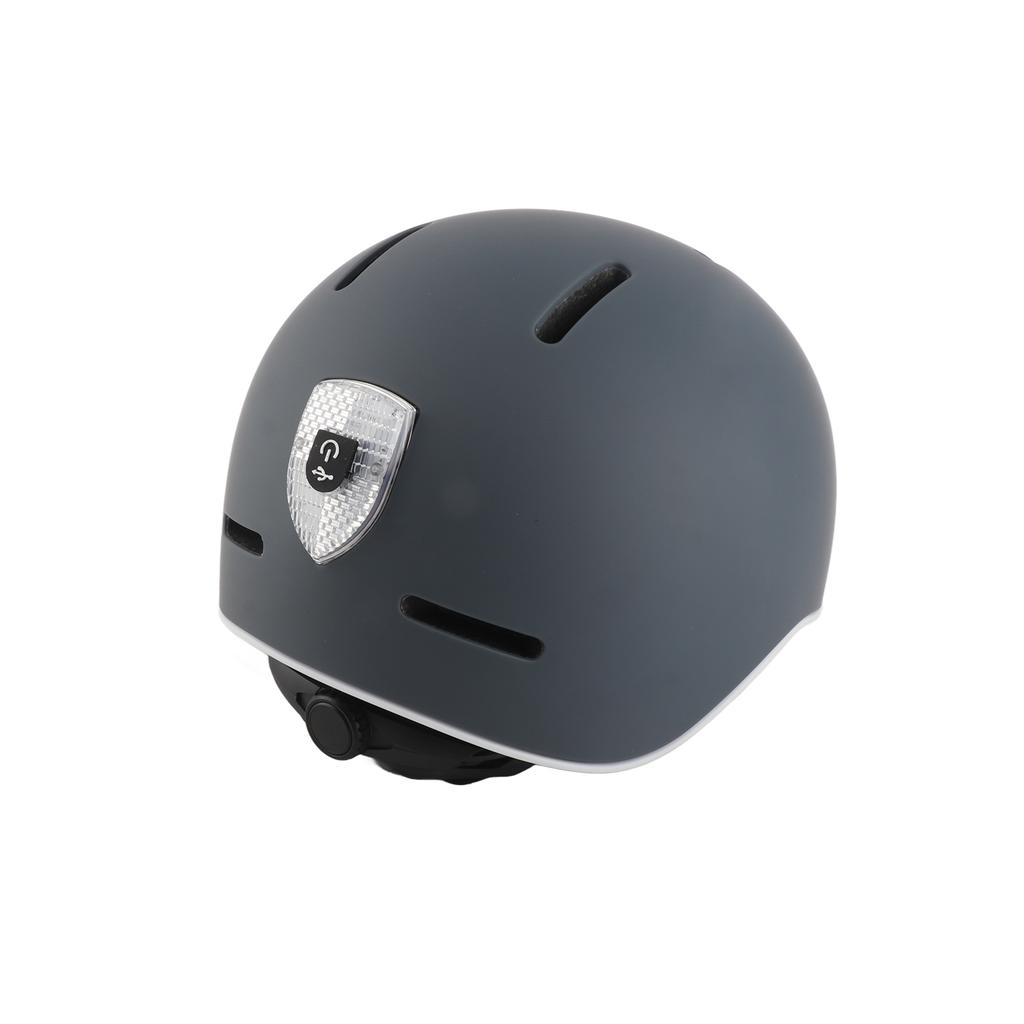 Lightweight Cycling Helmet Breathable Night Riding Mountain Bike Safety Hat with Warning Light