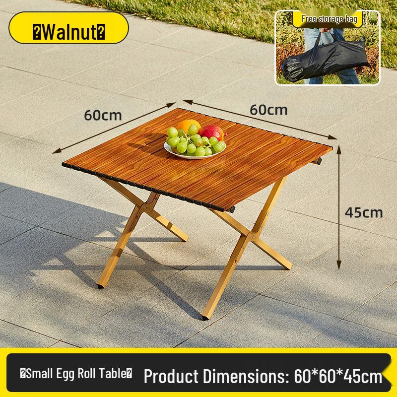 1.5m X-Type Folding Outdoor Table & Chair Set for Picnic, Camping, BBQ - Carbon Steel