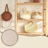 2Pcs Easy Use Wooden Wooden Base Round Durable Bag Base Knitting Tool Basket Making