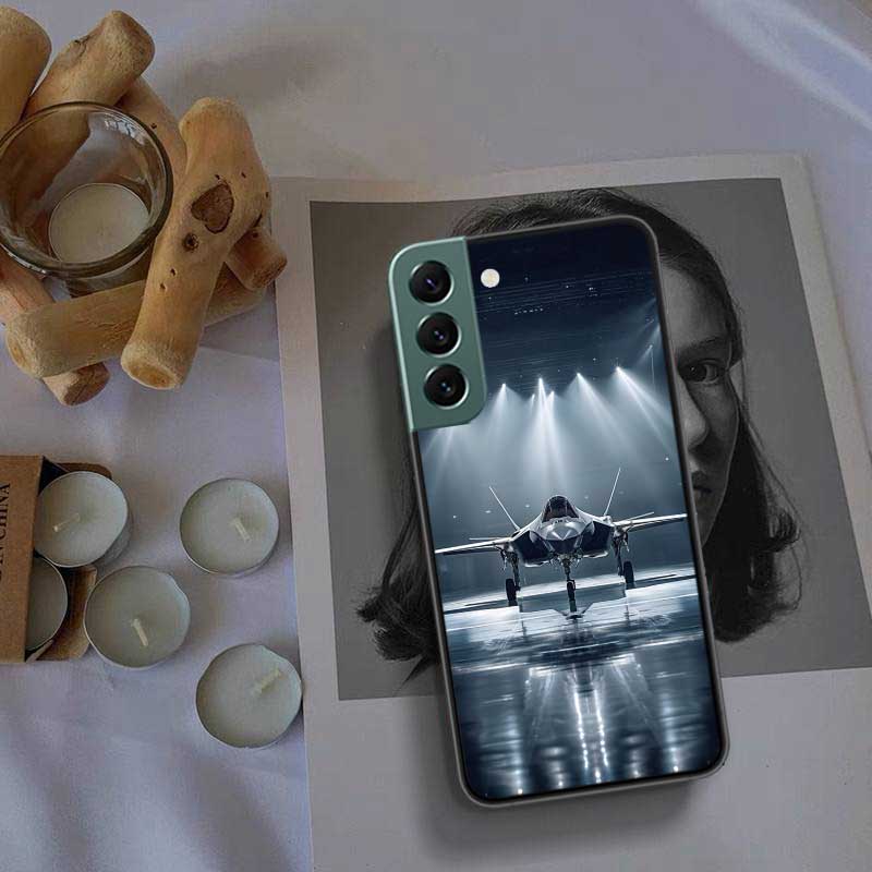 War Aircraft Phone Case For Samsung A15 A25 A35 A55 Galaxy A12 A22 A32 A52 A72 A54 A34 A24 A14 A53 A33 A23 A13 A73 A42 5G CoverW