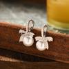 Pearl Bowknot Tassel Earrings - High-End Luxury Fashion Studs for Women