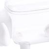 Cotton Swab Holder Sheep Design Transparent Toothpick Storage Box Container Home Decoration White