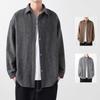 Men's Warm Loose Jacket - Spring and Autumn Collection: Casual, Comfortable Outerwear