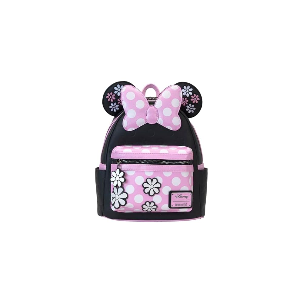 Loungefly Disney Minnie Floral Rock the Dot Mini Backpack