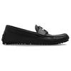 GUCCI Interlocking G-plaque Leather Loafers 730148 1XH60 1000