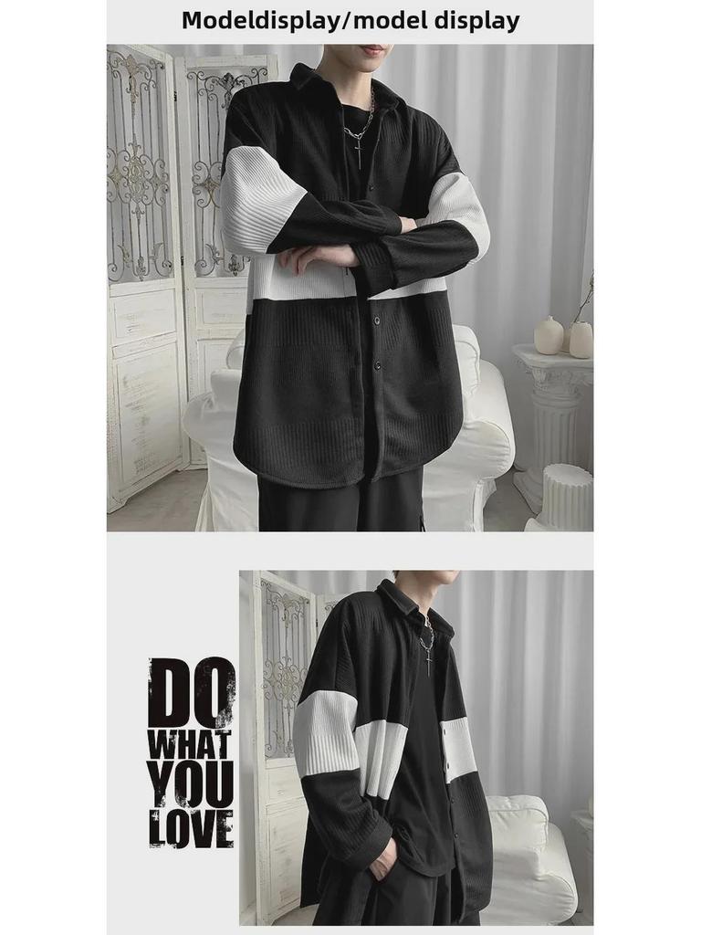 Herren Trendige Strickjacke im Hongkong-Stil - Locker, Schicker Frühling & Herbst Mantel 2023