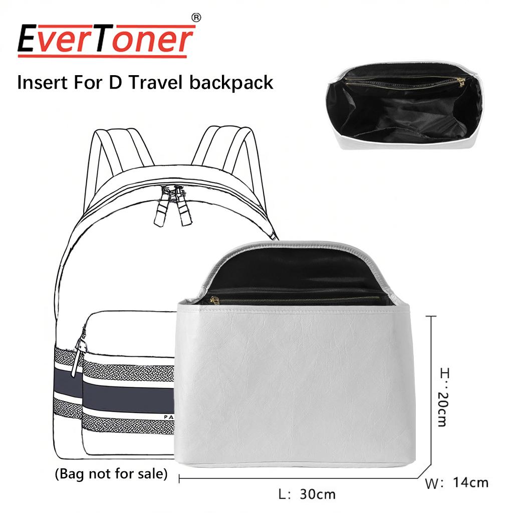 EverToner Travel Organizer Bag Modification Waterproof Dupont Paper Inner Lining Storage Bag Accessory For D Travel backpack белый
