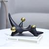 Creative Geometric Irregular Statue Desk Decoration Ornaments Minimalist Abstract Artwork Resin Sculpture Room Aesthetic Decor