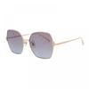 Chopard Sunglasses Butterfly Full Rim  Gold Frame And Blue Grey Lens Schl02m300l