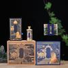 500ml Painted White Baijiu Bottle - Empty, High-Grade Gift Packaging for Weddings.