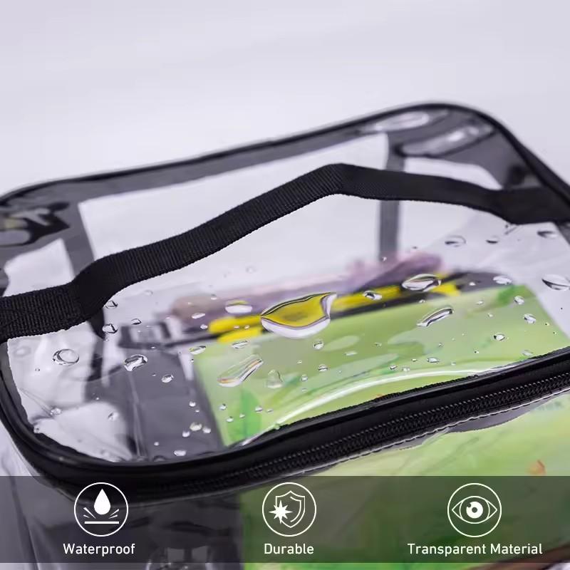 Large Capacity Transparent Mesh Zipper Toy Storage Bag - Puzzle And Block Organizer Ideal for Toy & Building Block Storage