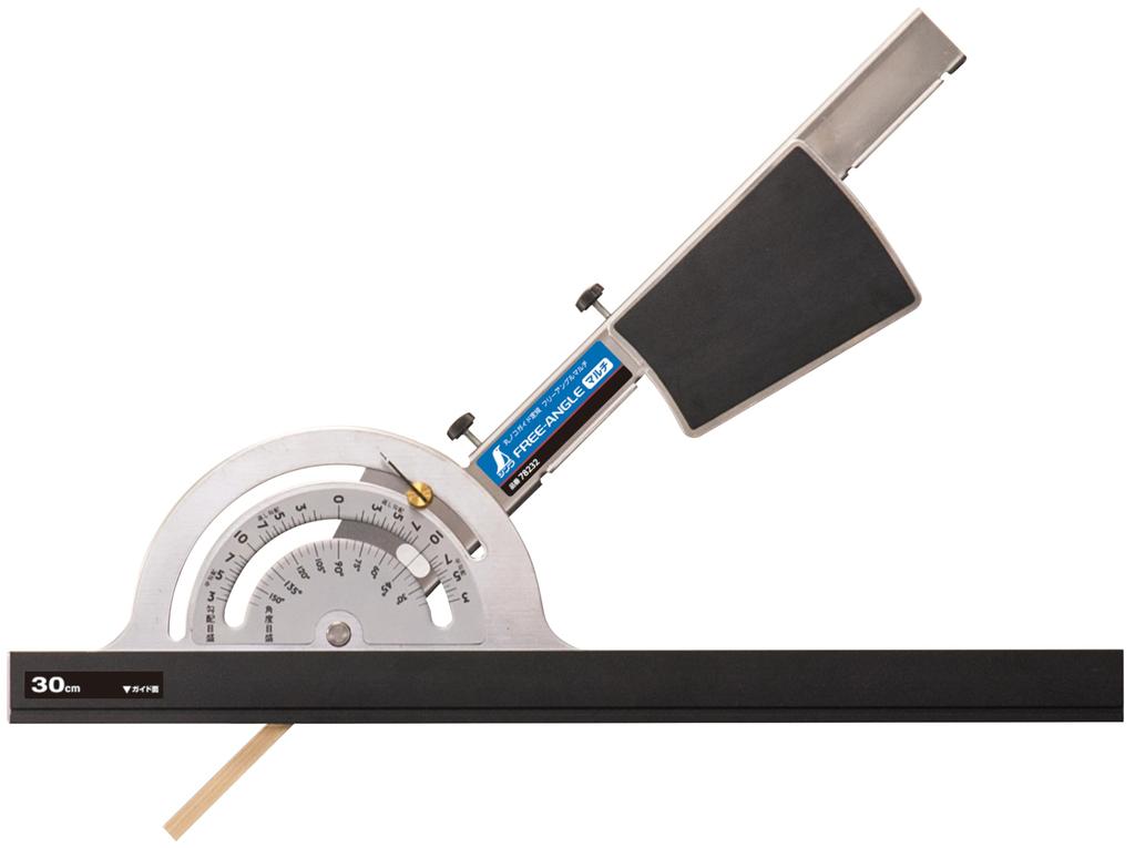 Shinwa Sokutei Circular Saw Cutter Free 30cm Aluminum 78232 Ruler, Angle, Multi-Purpose (with Guide)