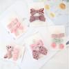 2 Pcs/Set Baby Hair Clips For Girls Bows Dot Flower Kids Hairpins Printed Children Barrettes Clips Baby Girl Hair Accessories