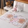 Reversible Cartoon Crawling Mat & Breathable Menstrual Pad for Dorms and Cribs