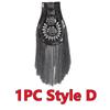 1PC/2PCS Fashion Handmade Shoulder Jewelry Tassel Rhinestones Epaulettes Cloth Accessories Brooch Epaulet Shoulder Brooches Gift
