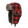 Windproof Winter Bomber Hats Square Grid Pattern Winter Ski Caps Thick Balaclava  for Men Women