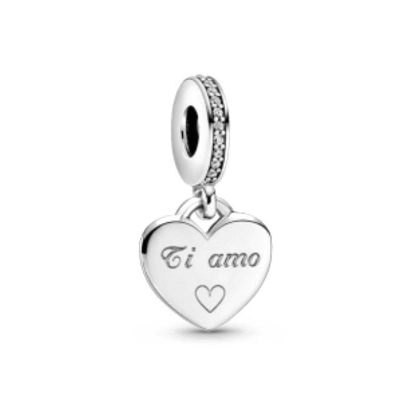 Copper Plated Family Series Dog Bead Fit Original Bracelet Diy Shining Mother Charms Jewelry Gift Women Pendant